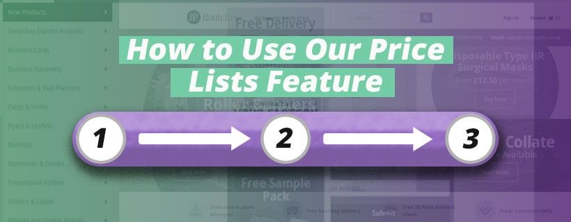 How to Use Our Price Lists Feature